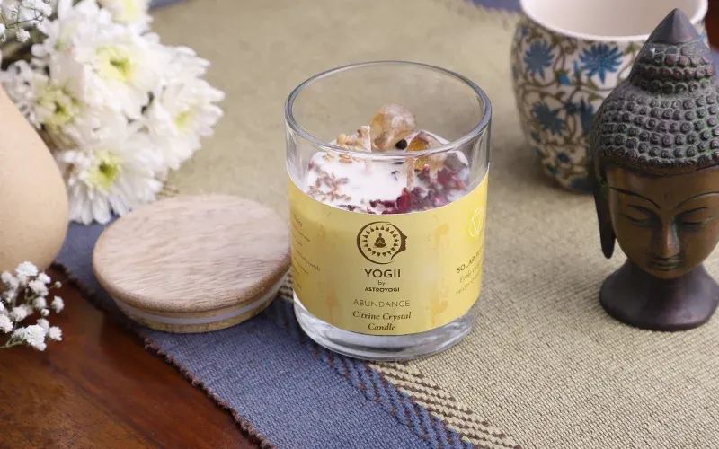Citrine Candle Citrine Candle